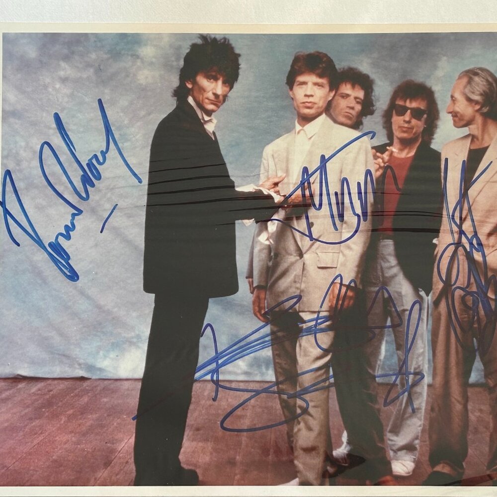 AUTOGRAPHED ROLLING STONE PICTURE